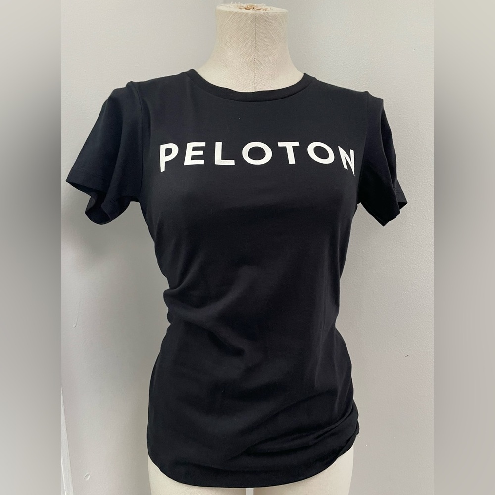 NWOT Peloton Crew T Shirt- Black and White- Size M